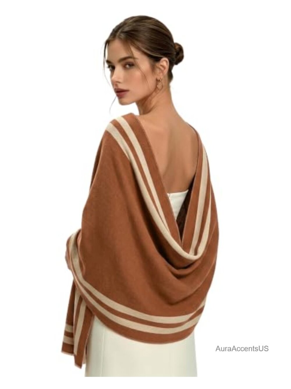 Reversible Pashmina Shawl Wrap Evening Dress Women's Oversized Scarf